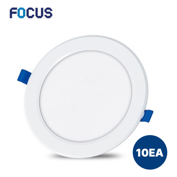 LED 6인치 PC 다운라이트 15W / 천장 매립등 매입등, 주광색(하얀빛), 10개 37,000원