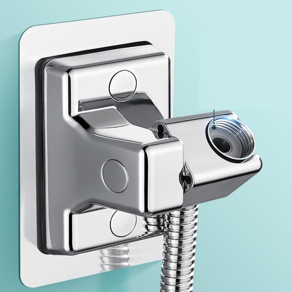 데일리공감 무타공 각도조절 스퀘어 샤워기 홀더 거치대 각도조절 샤워기거치대 자유손 샤워기헤드걸이 2,420원