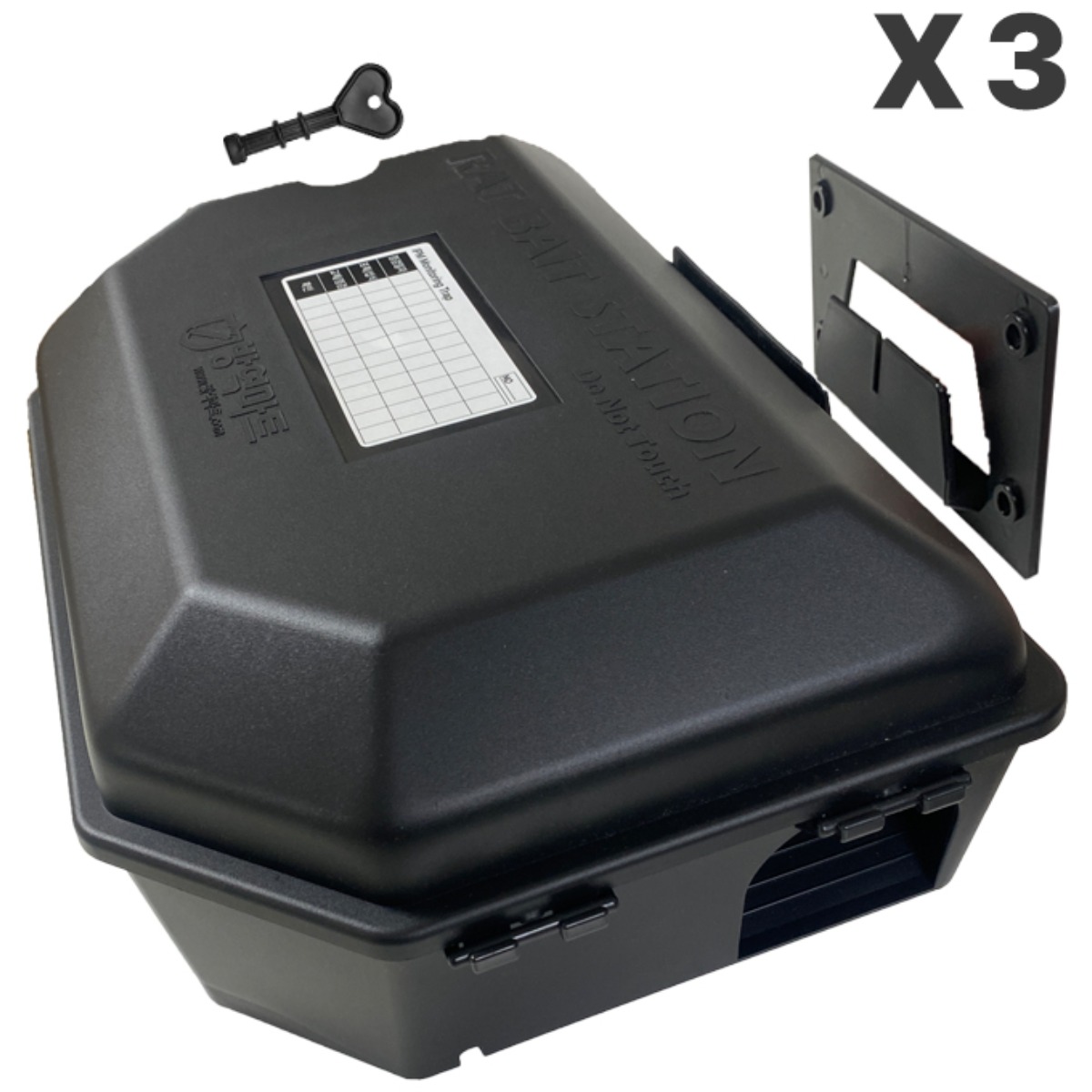 특허받은 벽 고정 마우스 박스 식품공장 쥐 덫 끈끈이 트랩 쥐약 상자 방역업체 사용 제품, 1개, 3개입 36,980원