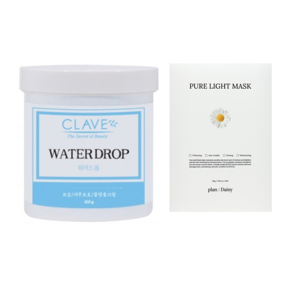 끌라베 워터드롭 보습 피부보호 물방울크림 + 플랜데이지 마스크팩 5장, 450g, 1개 36,000원