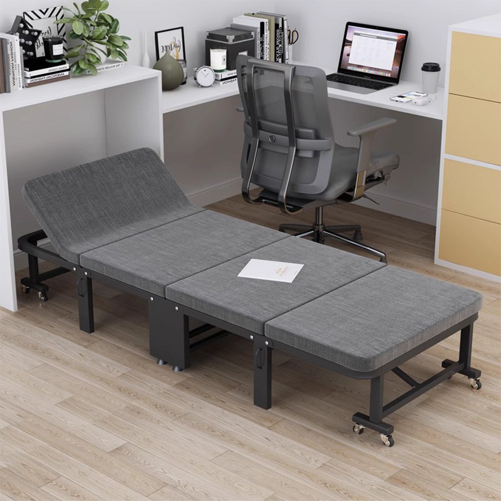 업그레이드 보강금 4단 접이식 침대 조절 가능, 사무실 낮잠용 휴대용 다목적 침대 99,500원