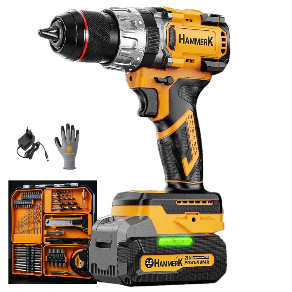 해머크 21V 무선 전동드릴 85N 가정용 전동 드라이버 109,000원