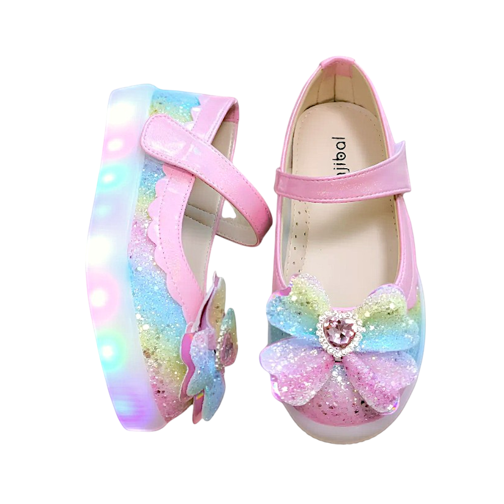 엄지발슈즈 여아구두 유아키즈 루비플라워LED구두 45,900원