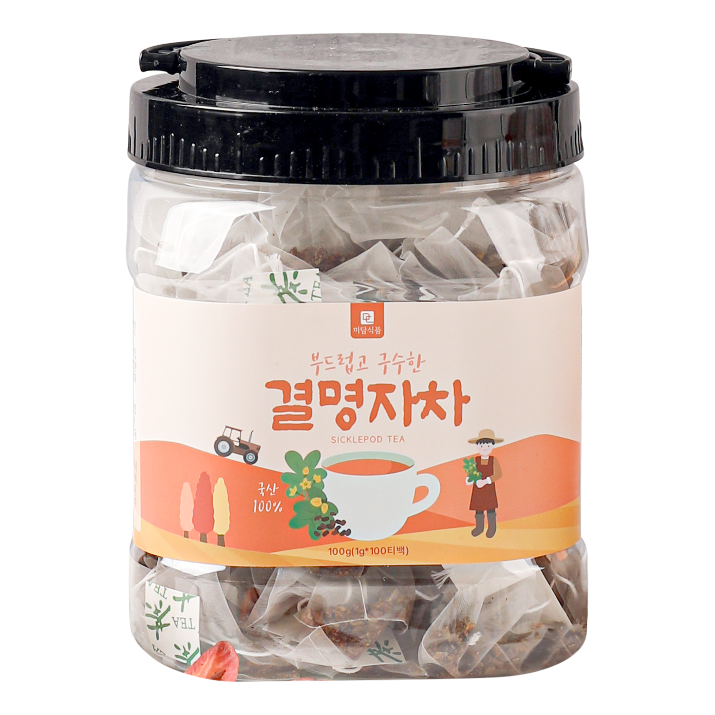 미세플라스틱 없는 생분해필터 미담식품 결명자차 삼각티백 15,900원