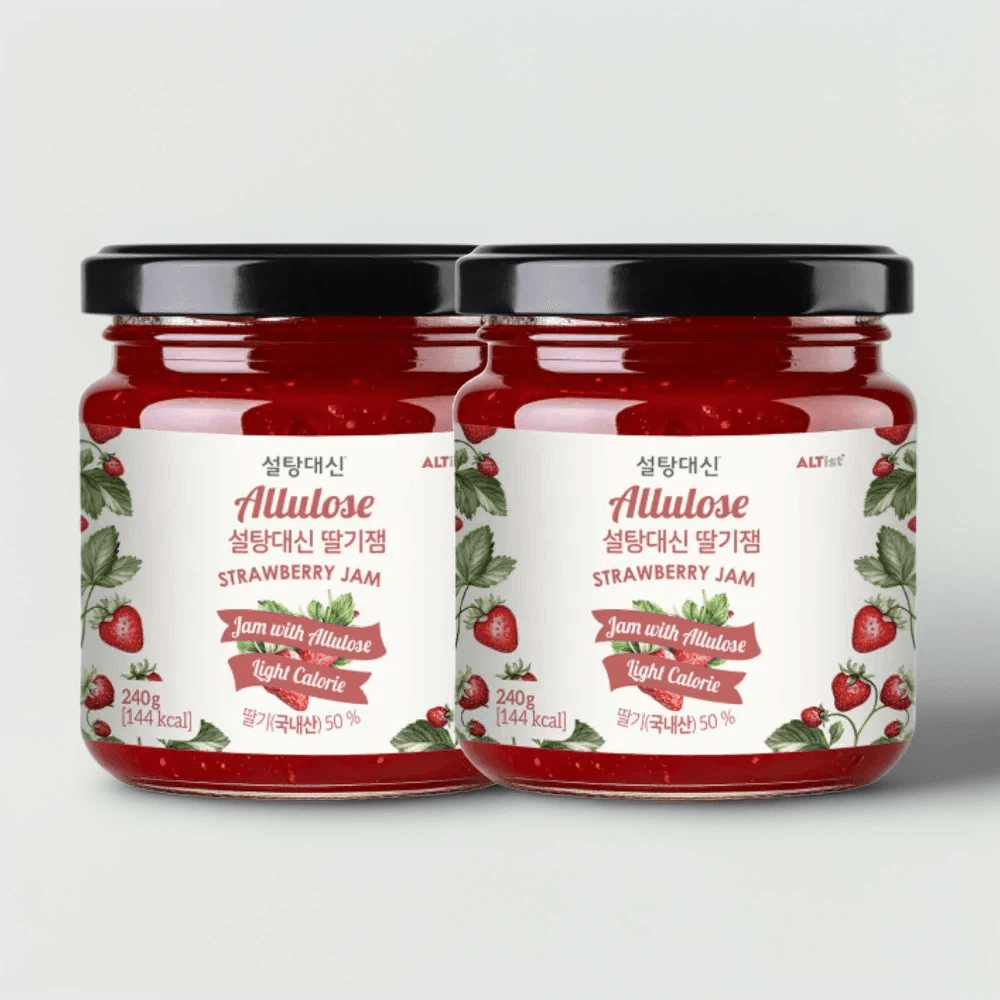 스테비아 알룰로스 저칼로리 딸기잼 딸기쨈 240g 2개 28,200원