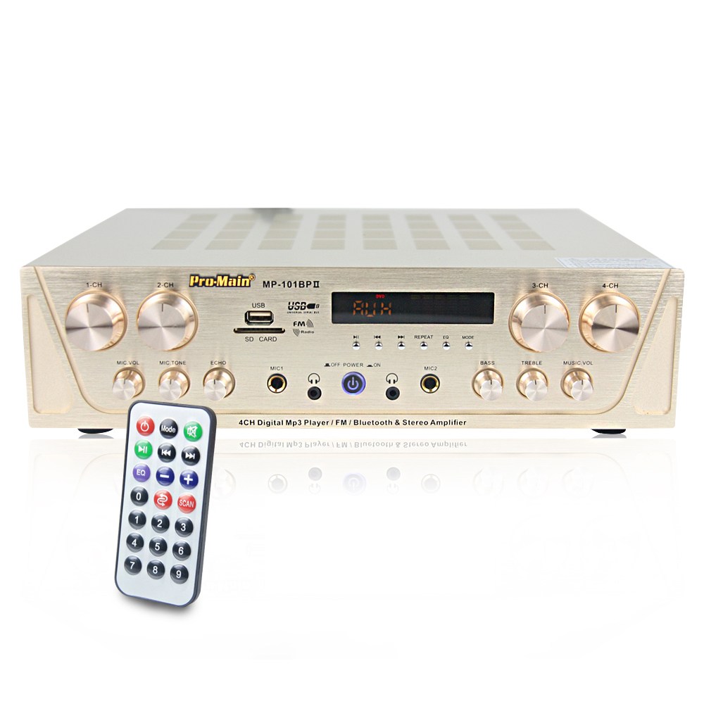 프로메인 매장용앰프 블루투스앰프 MP-101BPII 4채널앰프 카페 업소용 250,000원