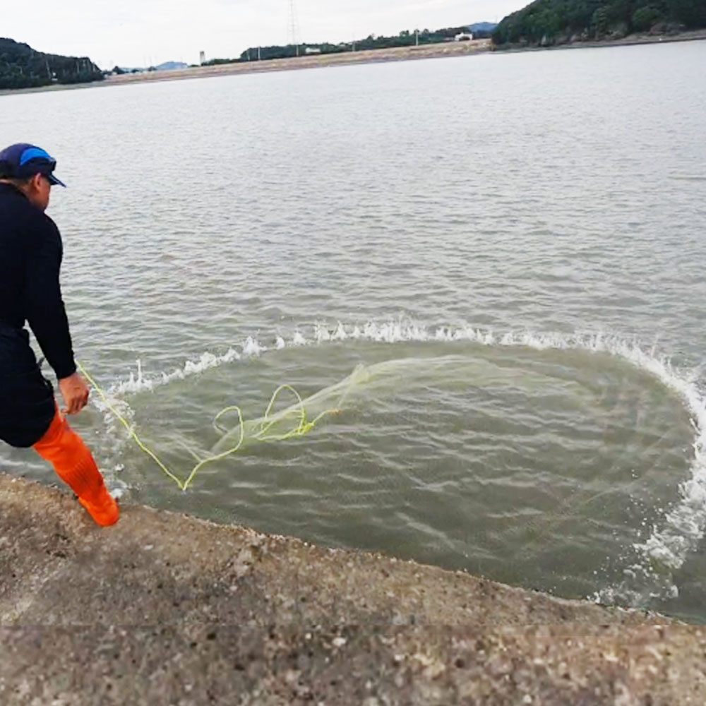 바다투망 가벼운 초경량 만능 경심사 반 수제투망 전어 숭어 업그레이드 민물 그물 59,000원