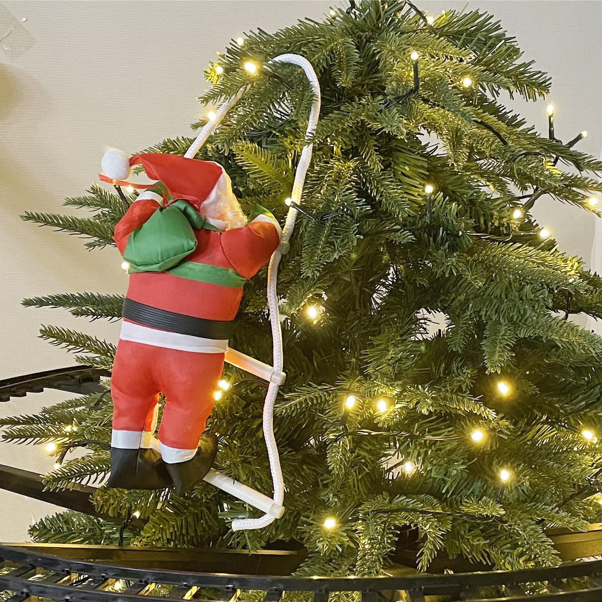 미마르 사다리 산타 인형 크리스마스 벽 장식, 1개, 산타인형 7,200원