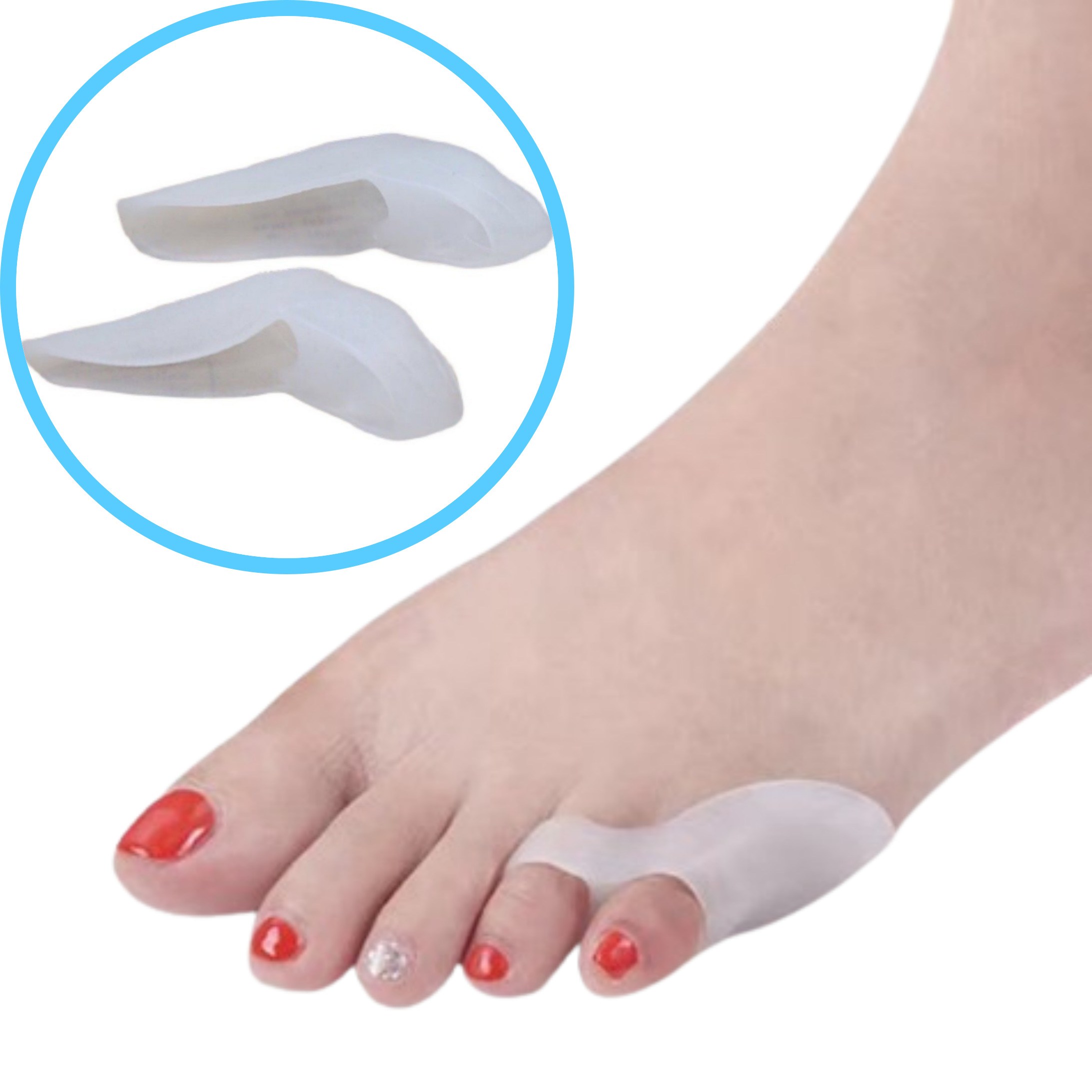 HB153 실리콘 새끼 발가락 보호패드 왼발+오른발 1쌍 5,210원