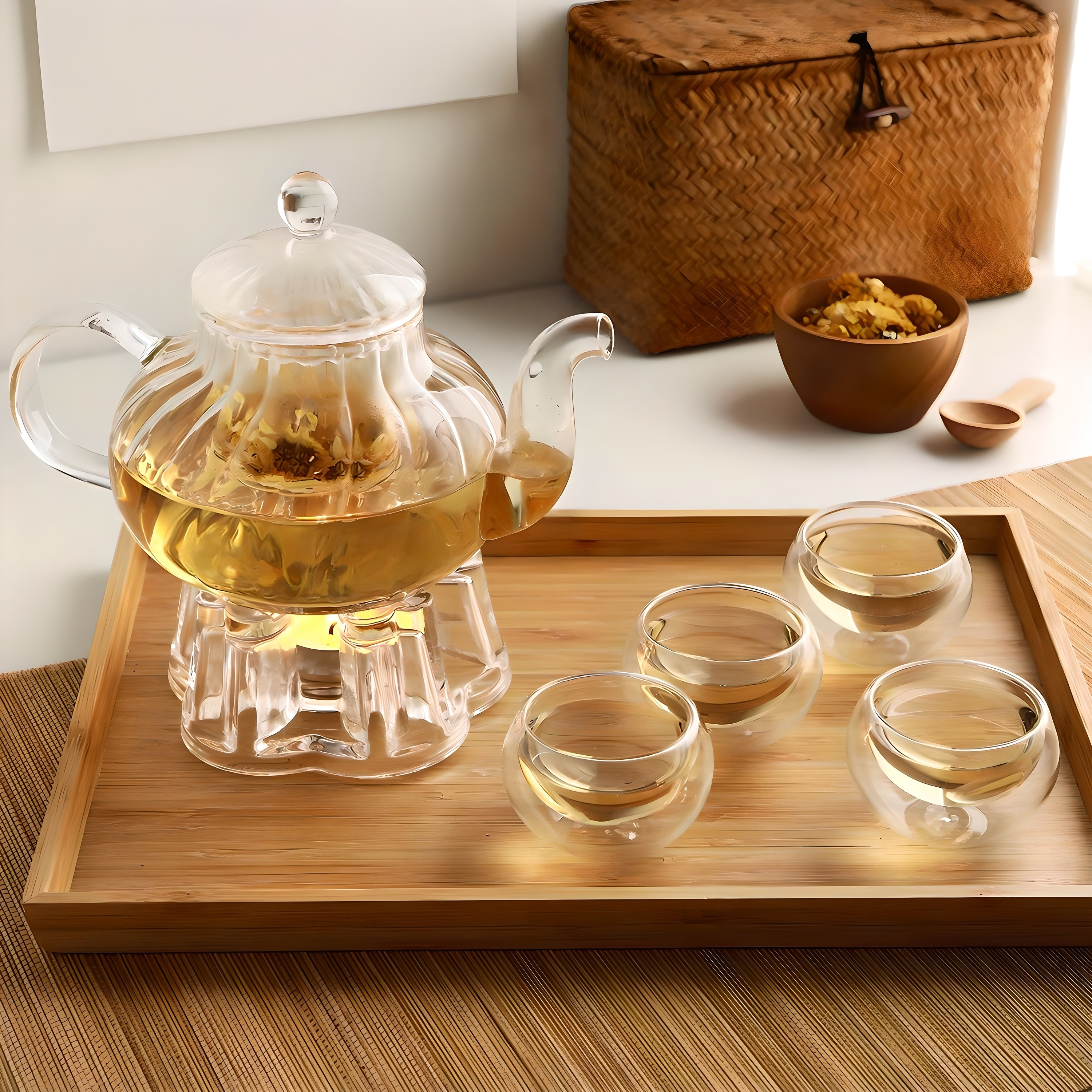 삼호유리 스트라이프 내열유리 티포트 세트 SH teapotset 1 30,000원