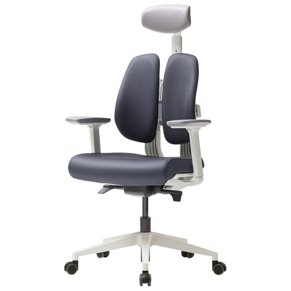 듀오백 게임즈 DX2-CW 컴퓨터 게이밍의자, 그레이 419,000원