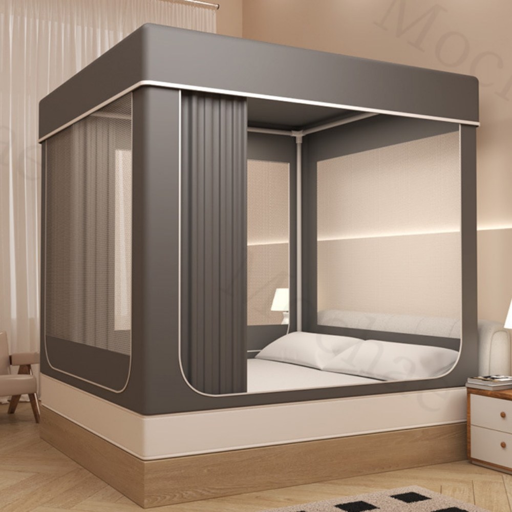 Mochae 사각 난방텐트 실내 방한 텐트 모기장 기숙사 암막 침대 커튼 암막텐트 세트 55,640원