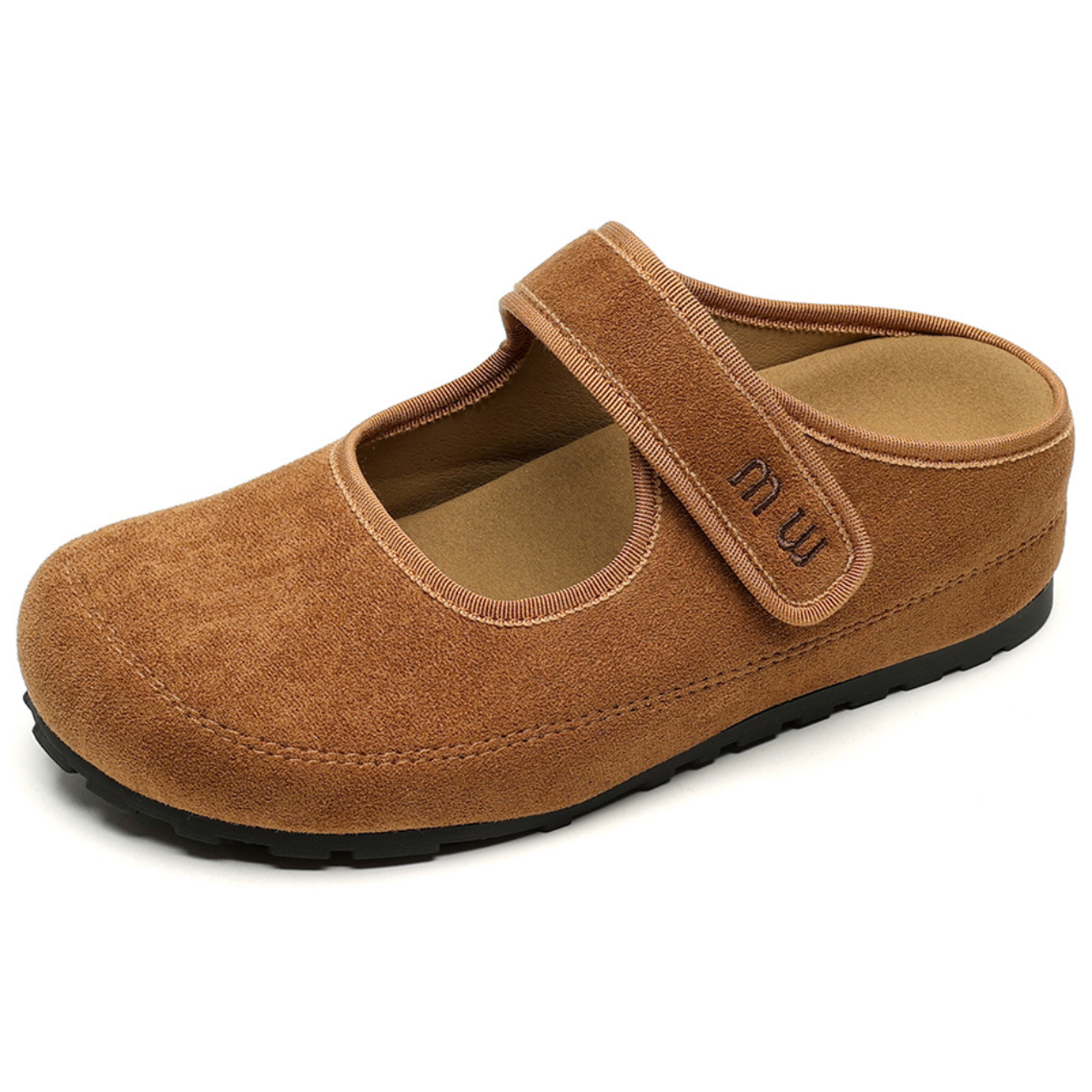 꾸꾸지민 스웨이드 메리제인 푹신푹신한 통굽 슬리퍼 35,900원