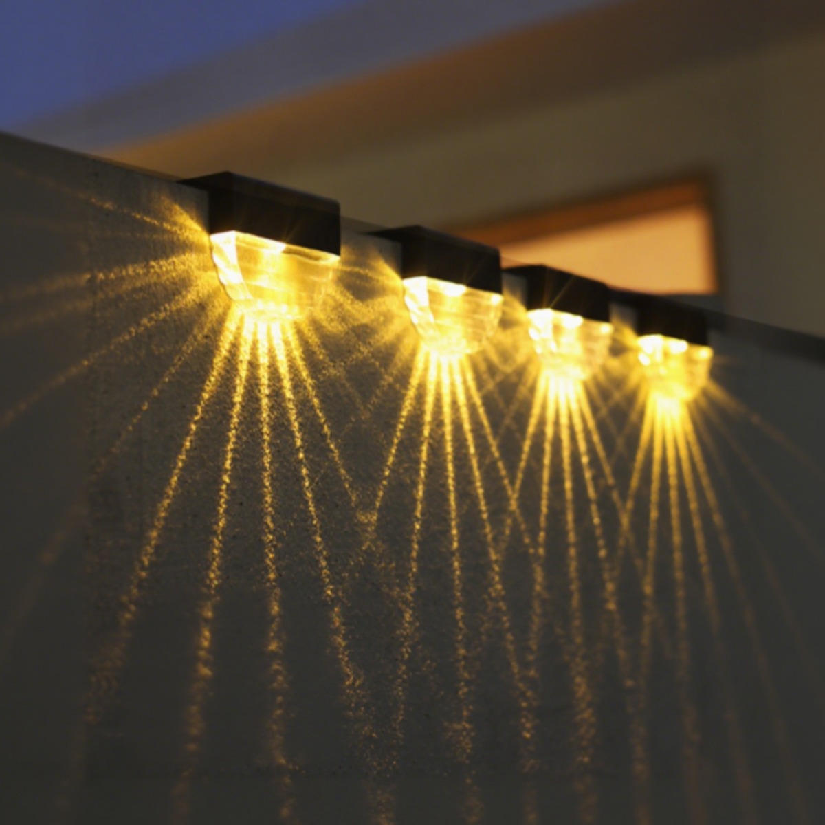 태양광 정원등 계단등 할로윈 크리스마스 인테리어  LED 계단 조명 야외 조명 가로등 6개 32,900원