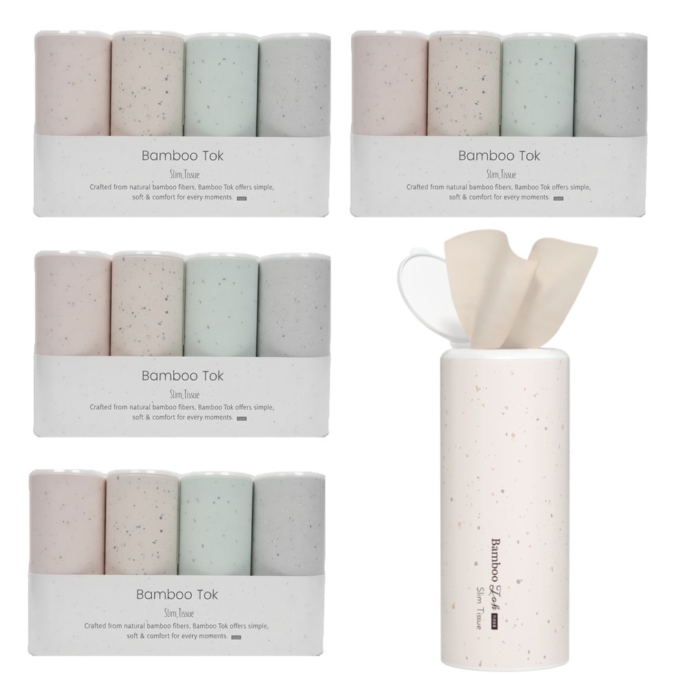 휴홈 컵홀더 차량용 무표백 대나무 밤부톡 슬림티슈, 16개, 60매입 17,800원