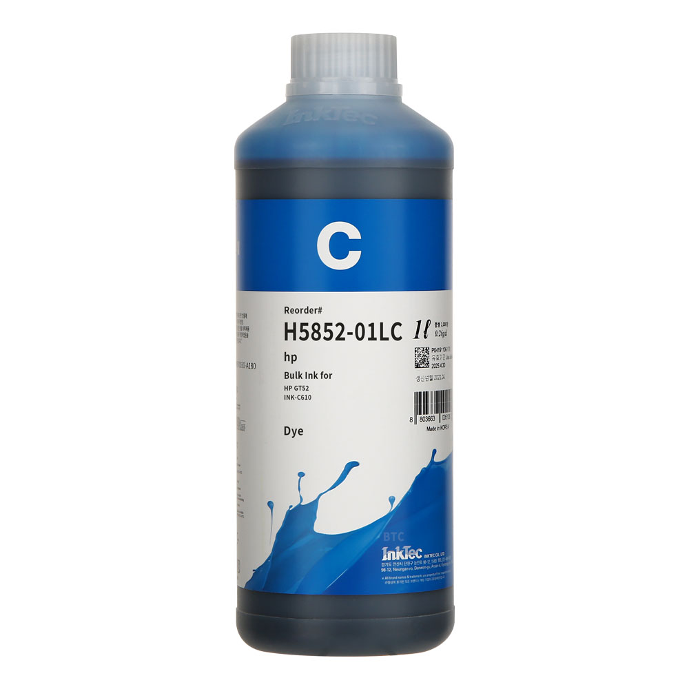 잉크테크 삼성 T2170W T2175W T2270W T2270DW T2270FW 호환 무한 리필 잉크, 1개, H5852 파랑 염료 1L 11,800원