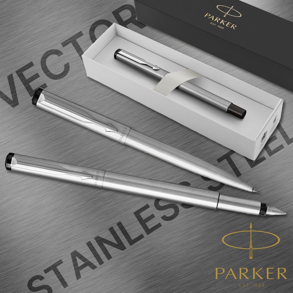 파카 벡터 스텐레스 스틸 CT 만년필 볼펜 58,000원