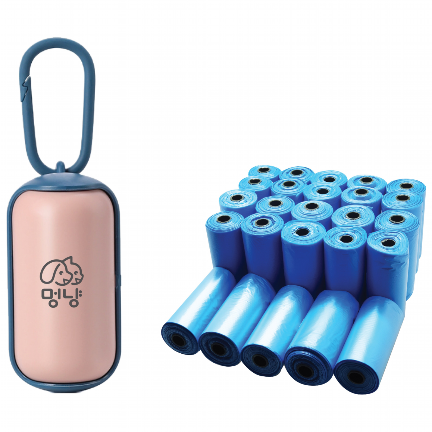 멍냥 반려동물 여닫이형 배변케이스 + 봉투 500p + 랜덤발송 15p 11,300원