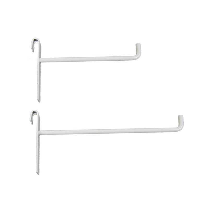 휀스망 일자후크 직각 화이트 10cm 15cm 메쉬망 철망 일선후크 고리 550원