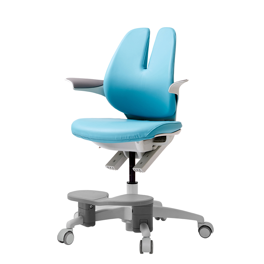 듀오백 래빗 초등학생 어린이 의자(발받침+스탑캐스터), 마린 블루 234,000원