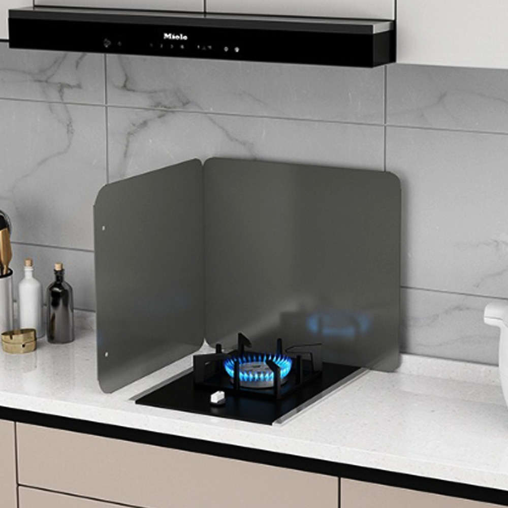 이중코팅 접이식 스텐 가스렌지 인덕션 가림막 칸막이 렌지가드 기름튐방지 14,800원