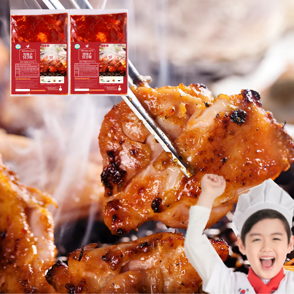 깐부푸드 국내산 춘천 엄마손 숯불 닭갈비 1kg + 1kg 간장 일반 매운 맛선택 27,550원