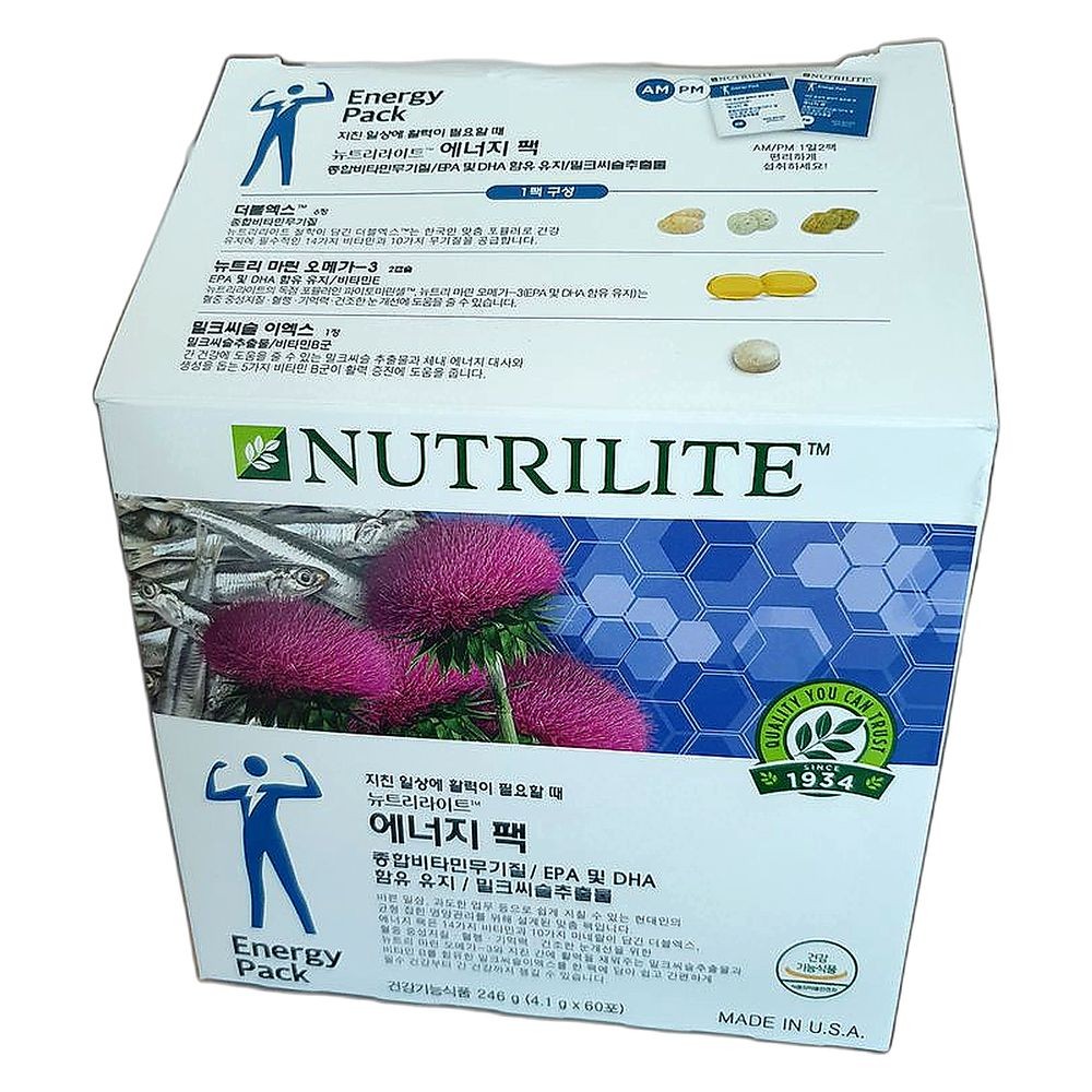 포 맨 건강 증진 멀티비타민 에너지팩 비타민 B군 보충 면역력 개선, 60포, 1개 239,600원