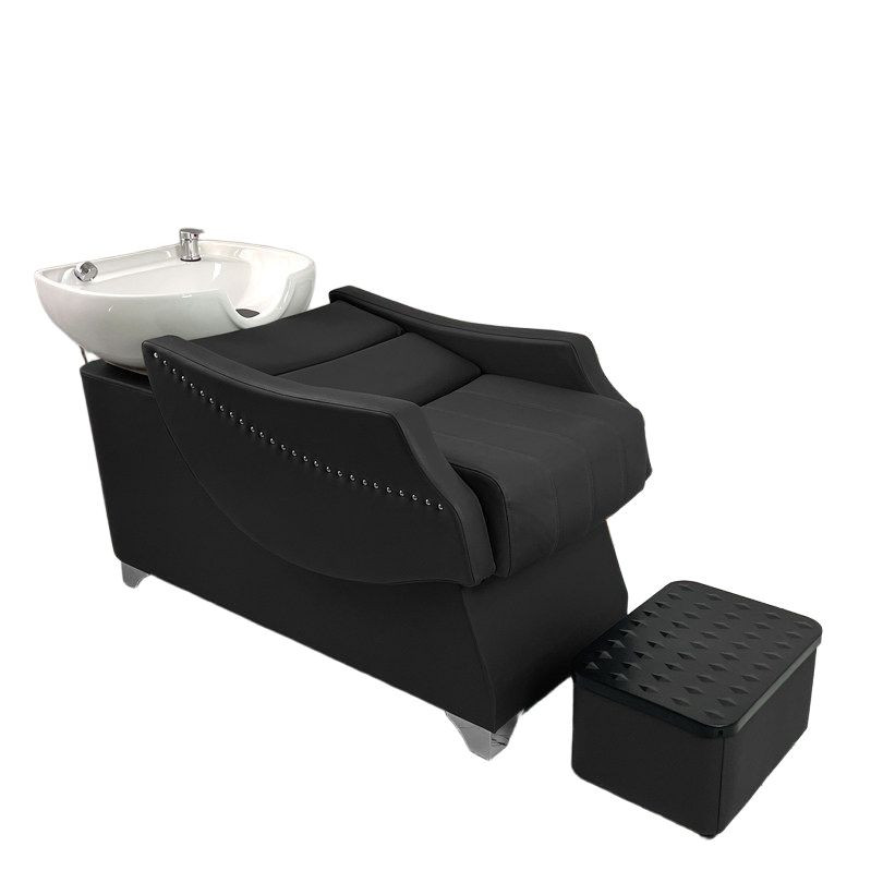 미용실 샴푸 침대 반자동 도기 샴푸대 헤어 살롱 가구 352,100원