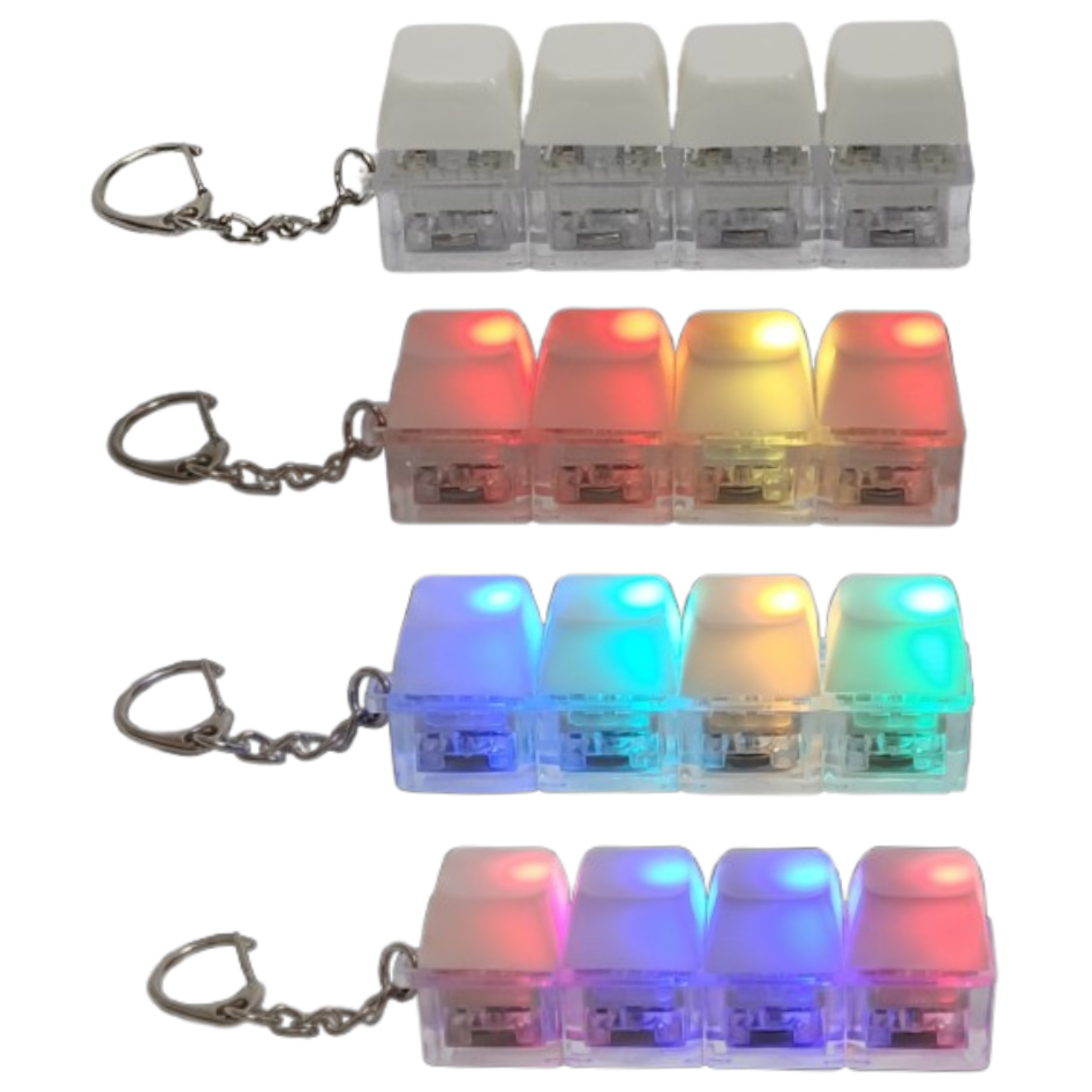 두두타운 4구 LED 키캡 키링 7,900원