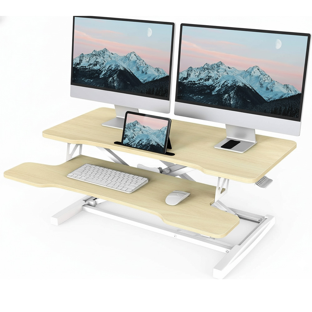 높이조절 모션 데스크 거치형 스탠딩 컴퓨터 책상 테이블 99,900원