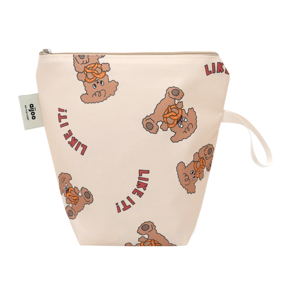 아이주 방수 양치컵 파우치 항균 양면방수 네임 다용도 주머니 어린이집 유치원 유아 입학 준비물 화장품 여행용 아동용 칫솔 가방, 양치컵파우치 프레첼 11,200원