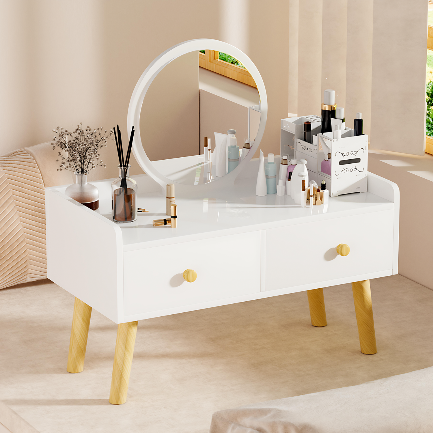 홈컴 화장대 좌식 미니 화장대 다용도 서랍장 40,900원