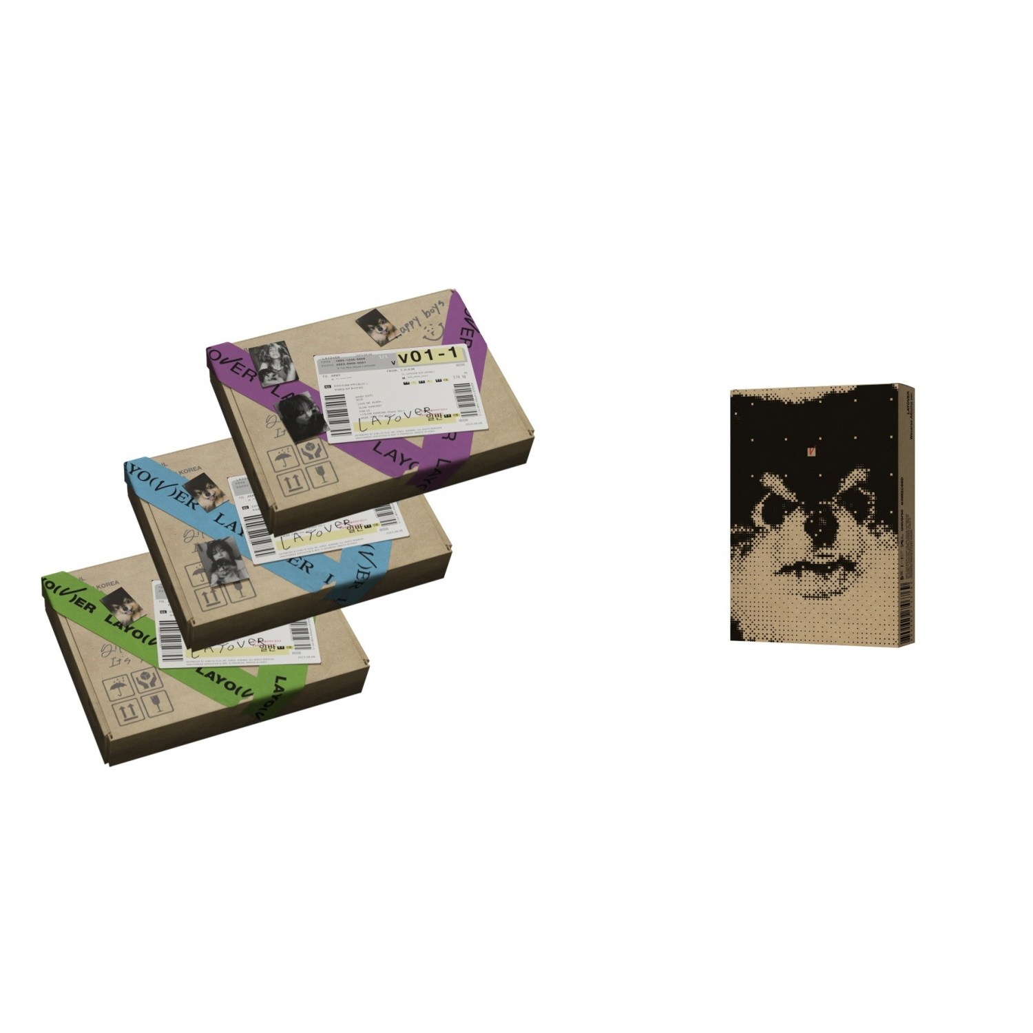 뷔 V BTS - Layover 일반반 3종+Weverse Albums [4 ver 세트] 70,950원