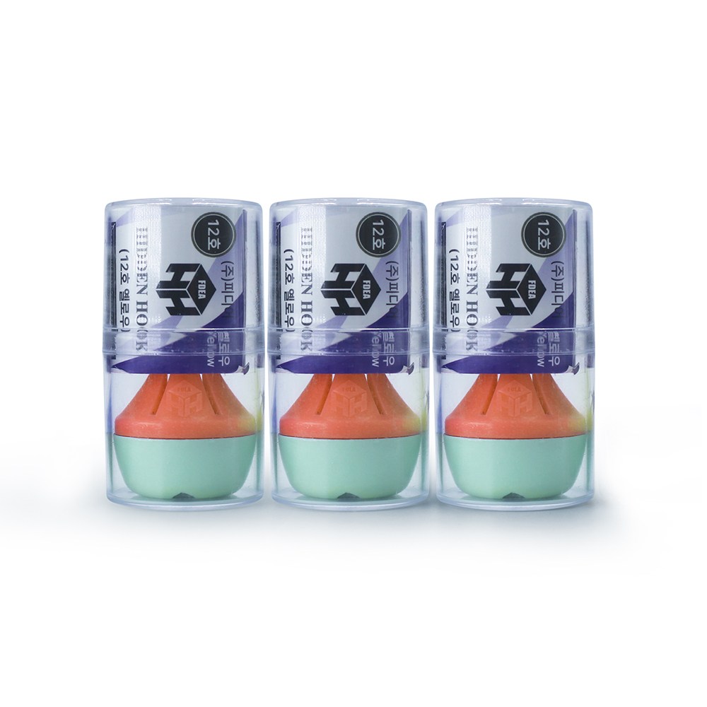 피디어 히든훅 강력 훅킹 쭈꾸미 야광 애자 블루 오렌지 6p, 오렌지 15호 3p+오렌지 21호 3p, 1개, 402g 24,000원