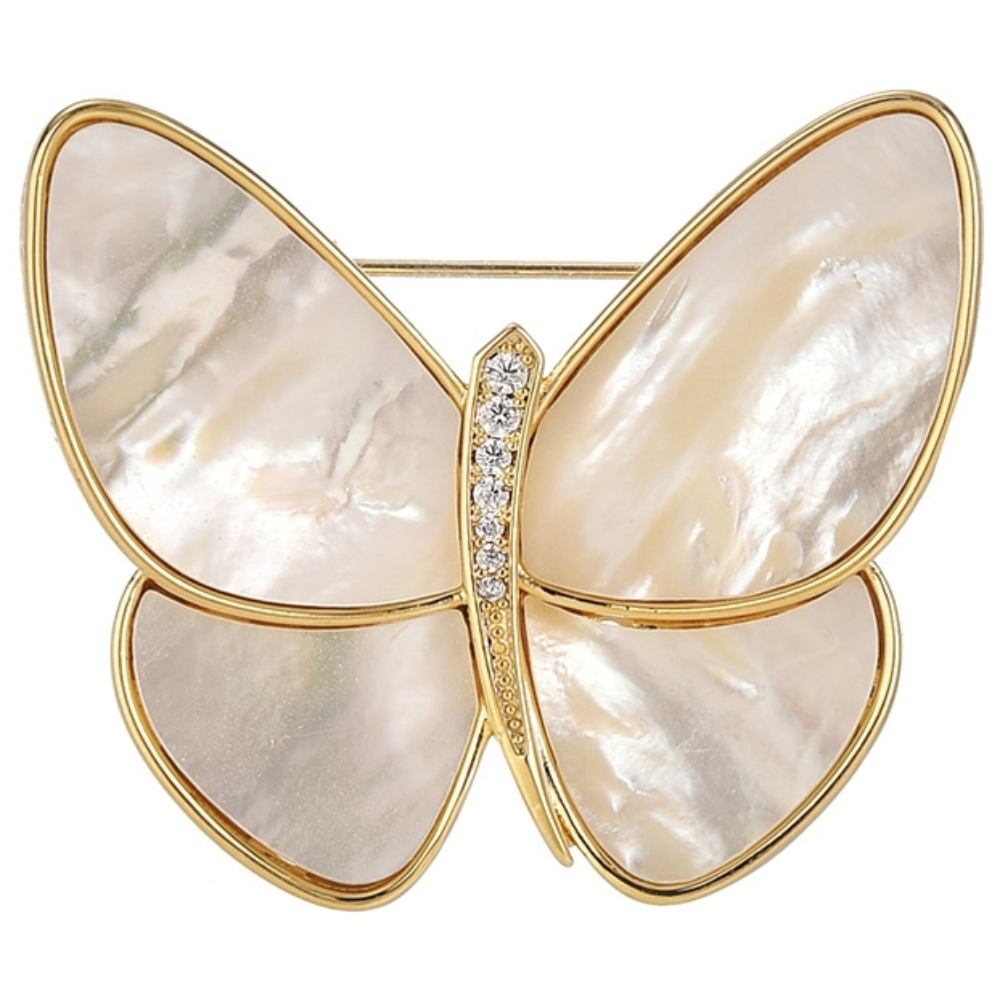 에르모사제이 B018 고급 자개 나비 브로치 23,900원
