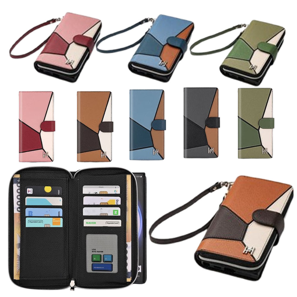 갤럭시 퀀텀6 A56 SM-A566S  -콤프리-콤앤록- -천연소가죽- -손목 스트랩- -지퍼형- -카드지폐 수납 지갑형- 휴대폰 케이스 26,000원