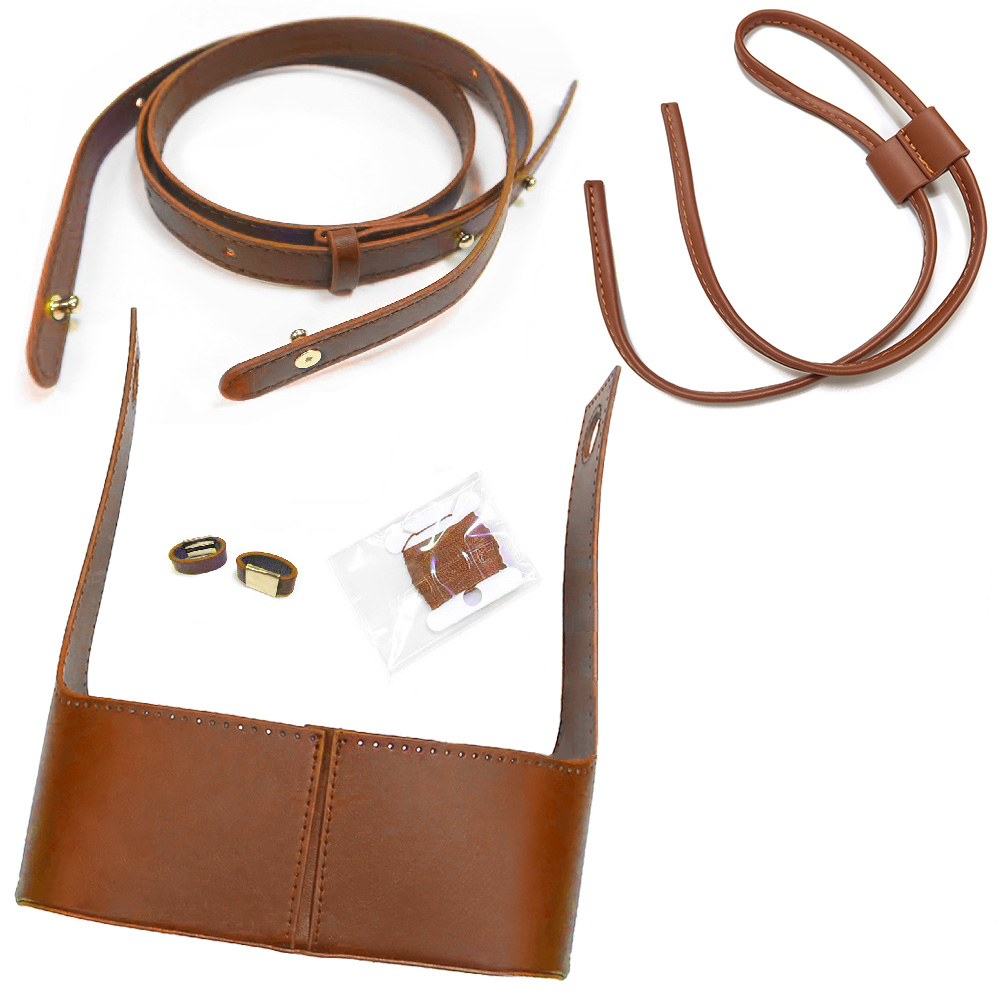 퀼트여왕 벌룬 가방 DIY 가죽세트, 1세트, 카멜 13,490원