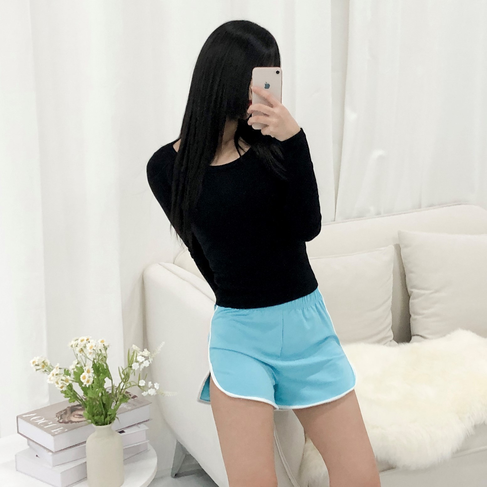 피어니스트 여성용 루즈핏 A라인 배색팬츠 5,180원