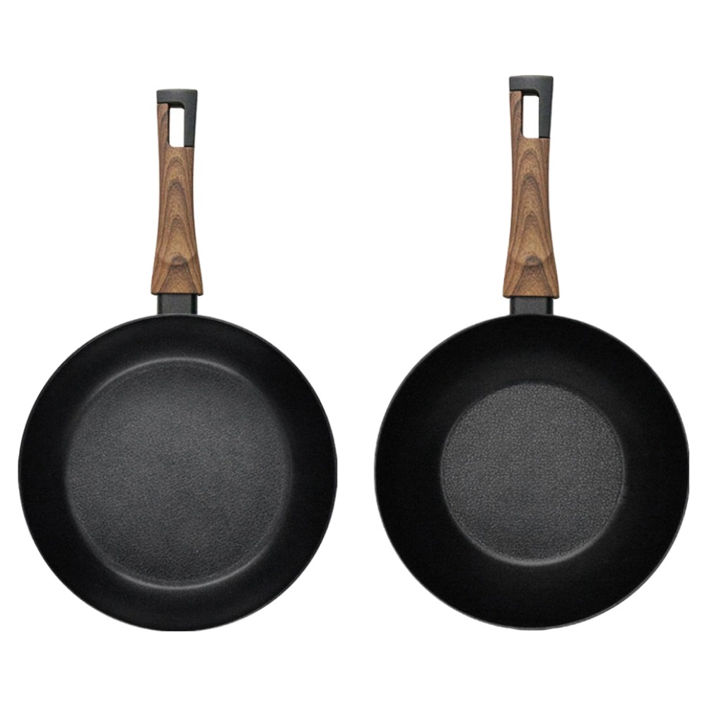 실바트 IH 인덕션 까리노 프라이팬 세트 2개, 블랙, 프라이팬 24cm + 궁중팬 24cm, 1세트 56,900원