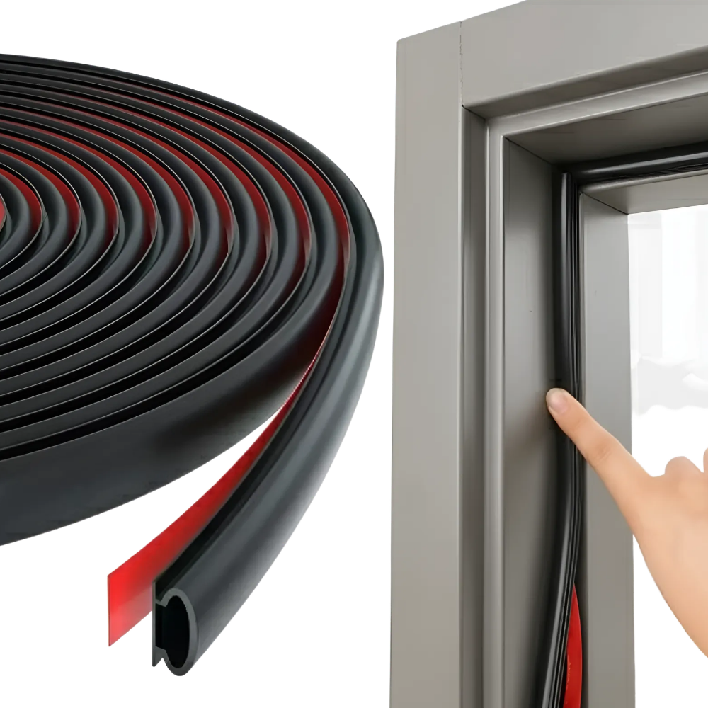 마지온 틈새차단 현관문 창문 고무 패킹, 블랙 6M, 1개 10,000원