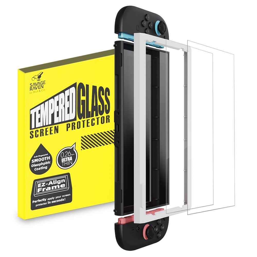 닌텐도 스위치2 액정보호필름 강화유리 스컬앤코 이지얼라인 고투명 2매, 1세트 14,500원