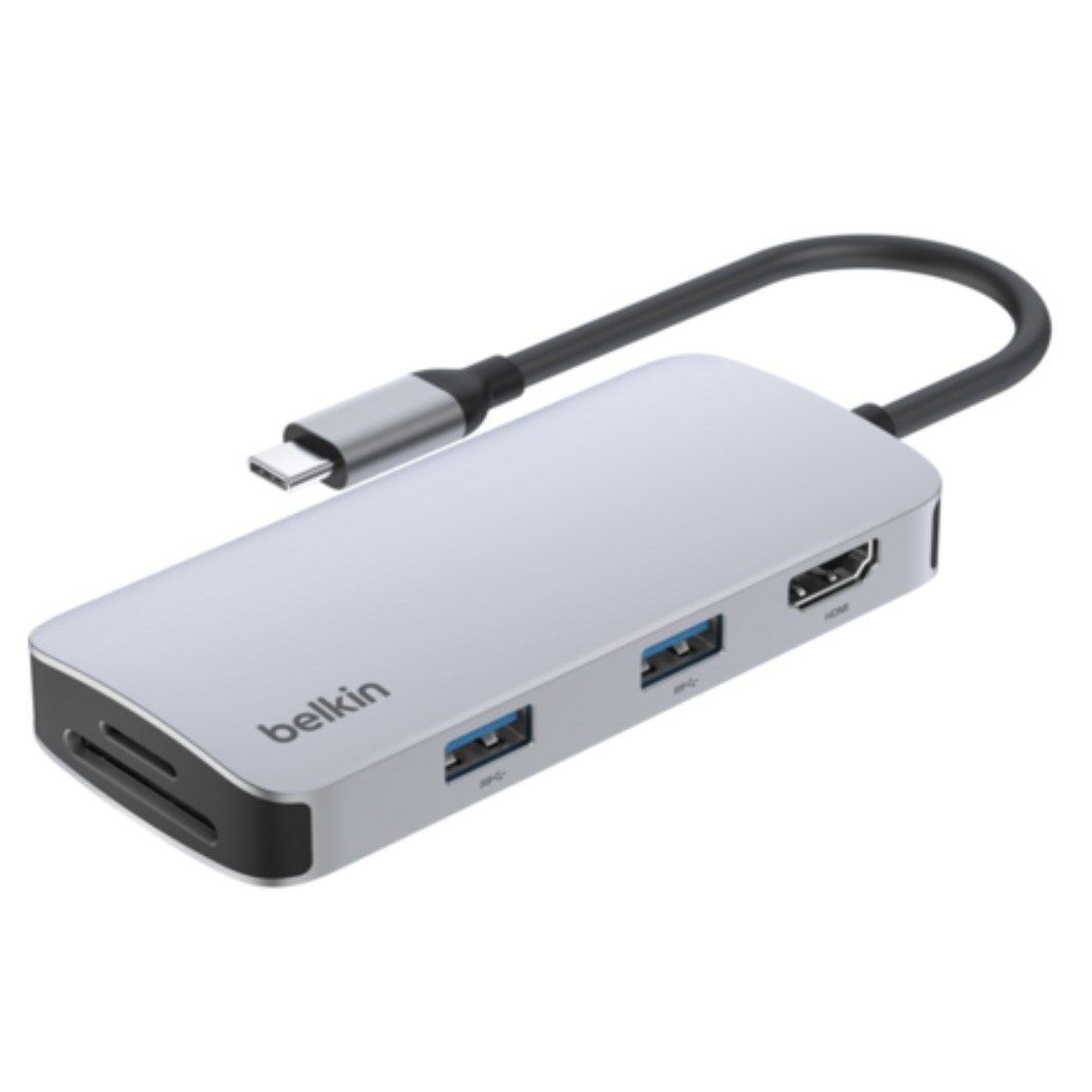 벨킨  USB C 5in1 멀티 포트 허브 어댑터 AVC007fqSGY V2 55,000원