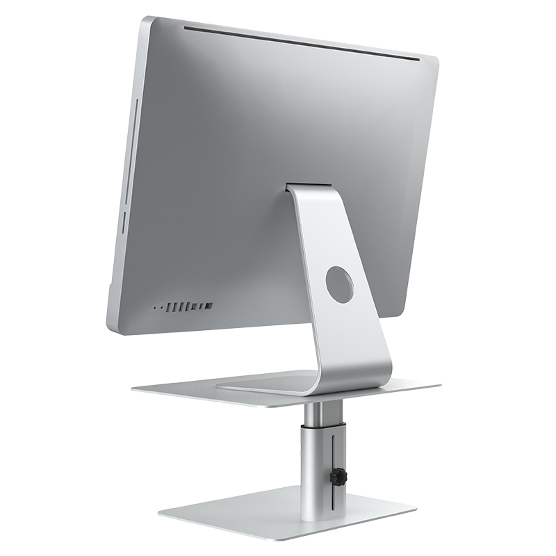 킨닉스 하이데스크 높이조절 아이맥 메탈 모니터 받침대 스탠드 거치대, 실버, 1개 29,800원