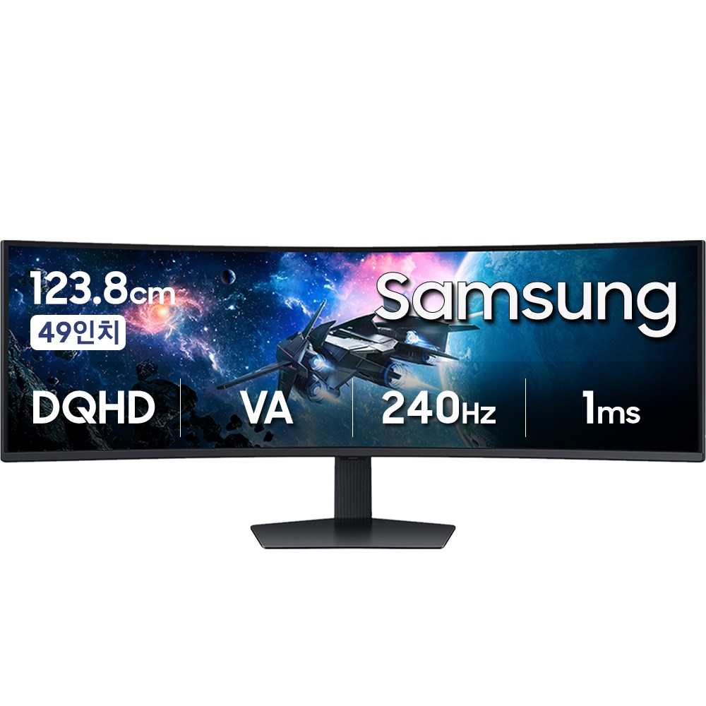 삼성전자 오디세이 G9 S49CG954E 49인치(123.8cm) 커브드 게이밍 모니터 1,249,000원