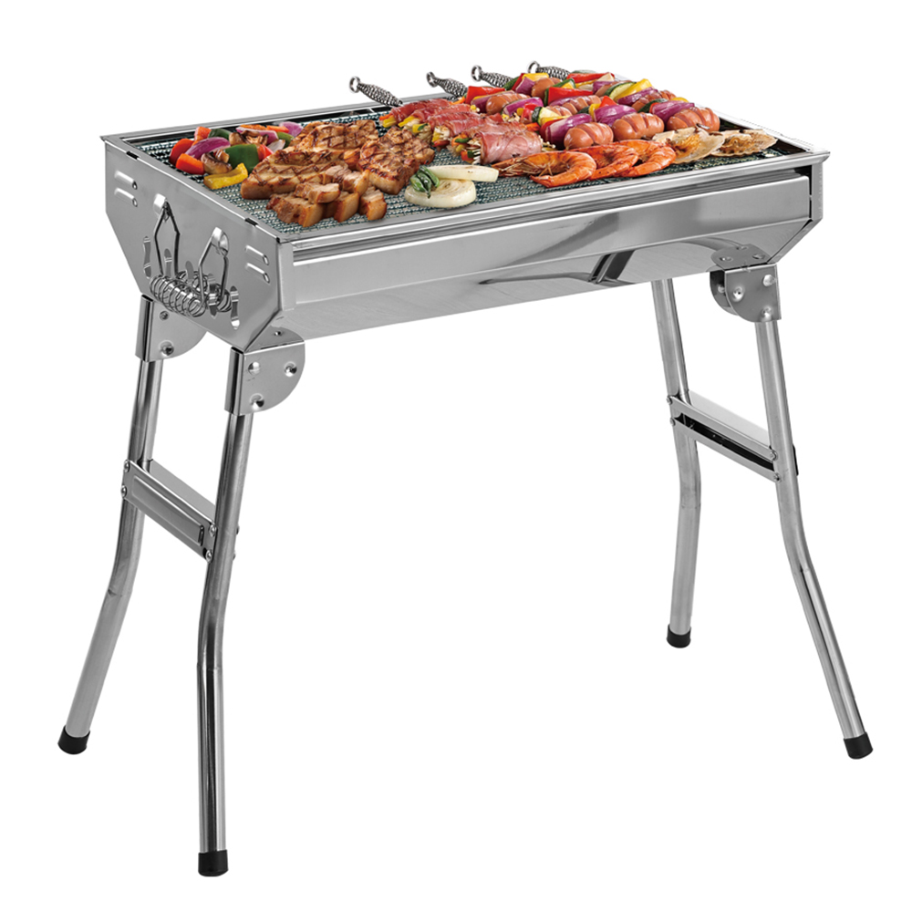 캠핑몽 대형 스텐 그릴 바베큐그릴 접이식 캠핑그릴 숯불그릴 휴대용 전용 가방 포함, 1개 39,800원