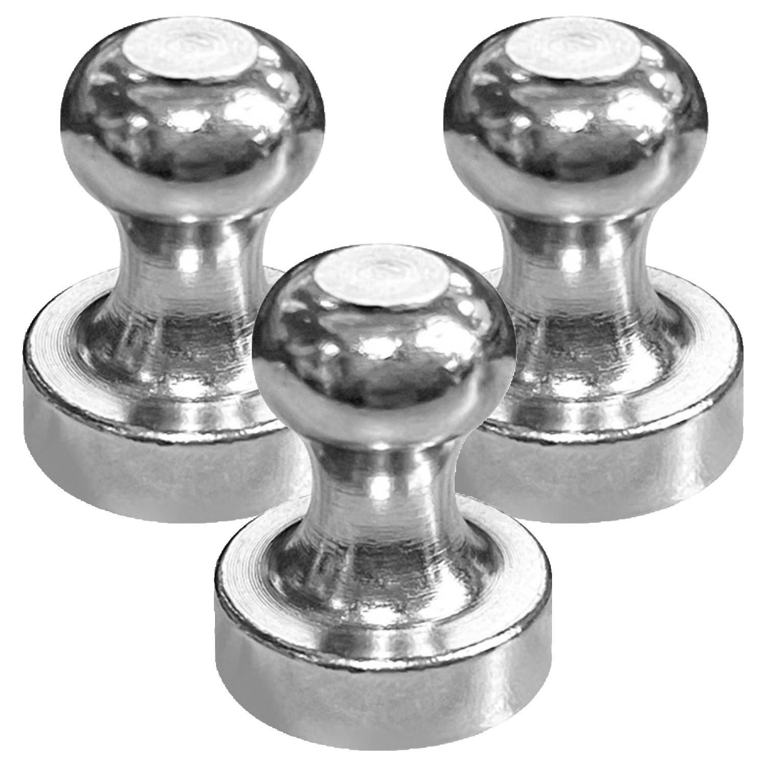 월드크린 네오디뮴 자석 걸이 도장형 16mm, 실버, 3개 5,000원