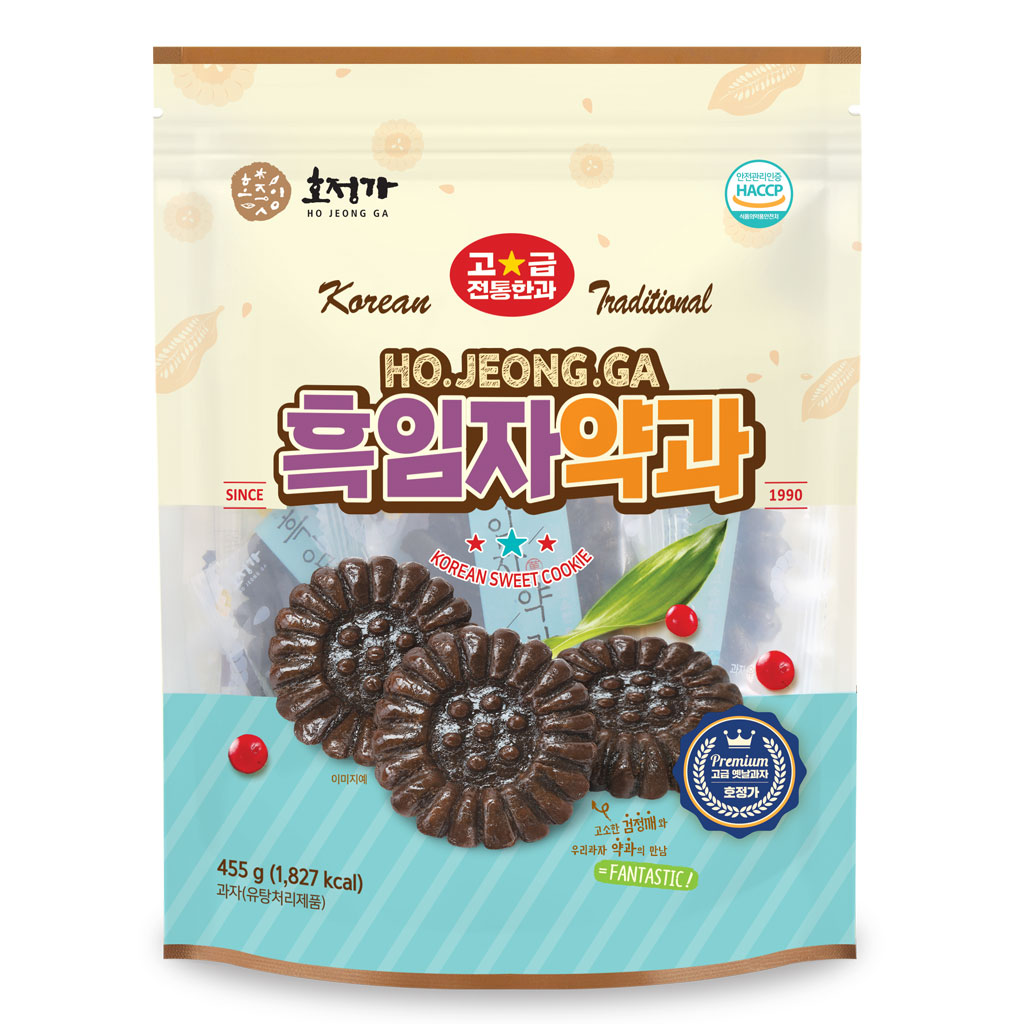 호정가 흑임자약과 (봉지) 455g / 고소한 검은깨의 중독되는 맛 7,090원
