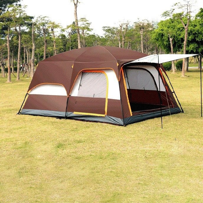 캠핑왕국 캠핑용 글램핑 천막 투룸 패밀리 텐트 대형 168,210원