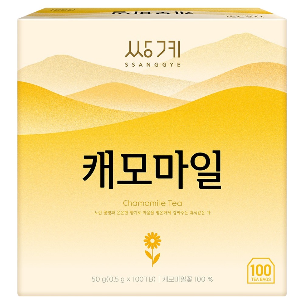 쌍계명차 캐모마일, 500mg, 1개, 100개입 10,200원