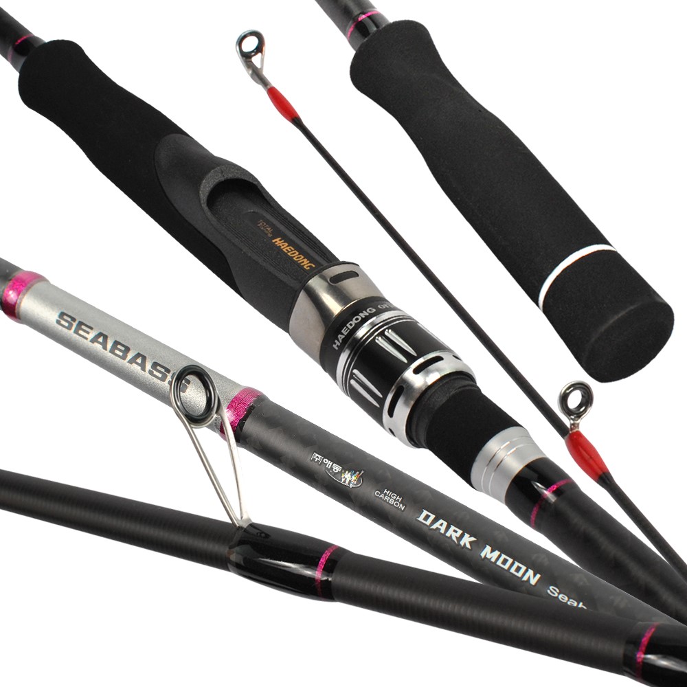 해동 다크문 씨배스 낚시대 인쇼어대, 블랙 117,000원